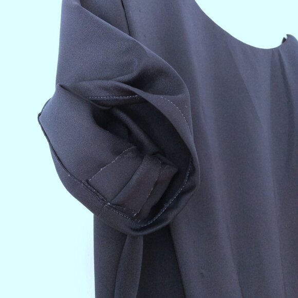 Amish Mennonite Cape Dress 39.5"B 32"W Blue Striped - Picture 9 of 9